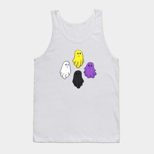 Nonbinary Boo Halloween Tank Top